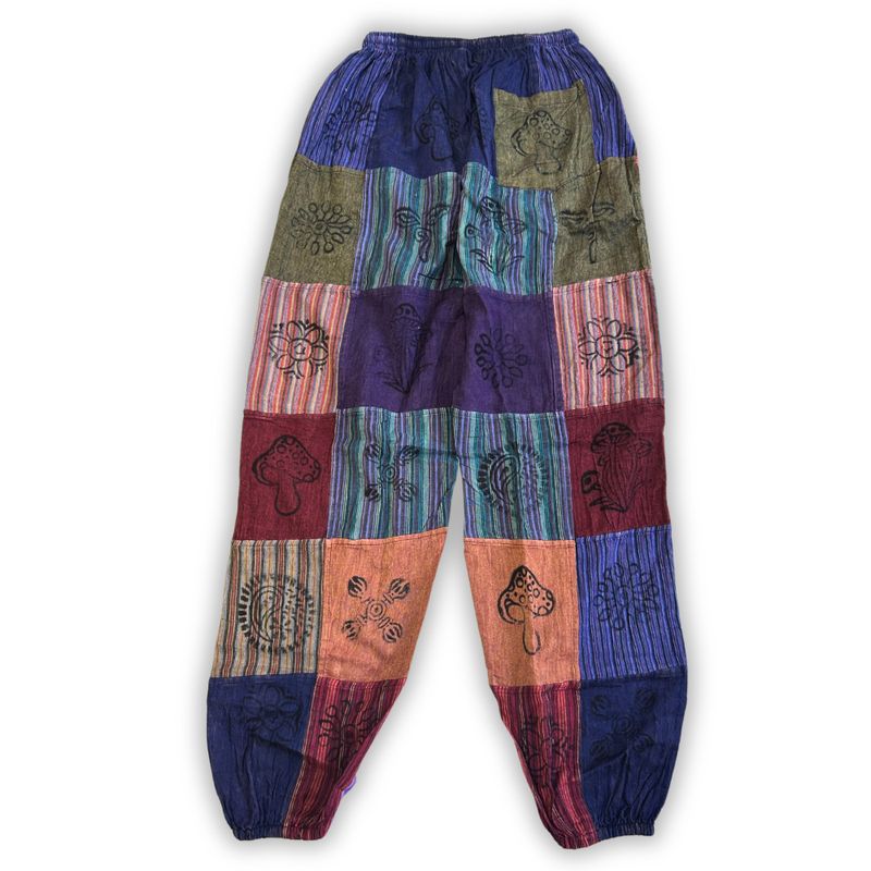 Nomad Sari - Mushroom Pants - Purple Tones S/M