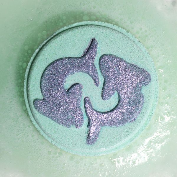 Box of 2 Zodiac Bath Fizzers with Horoscope - Pisces