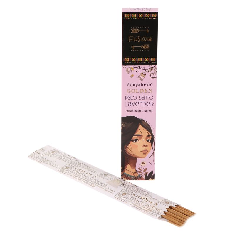 15g Golden Fusion Incense Sticks - Palo Santo and Lavender