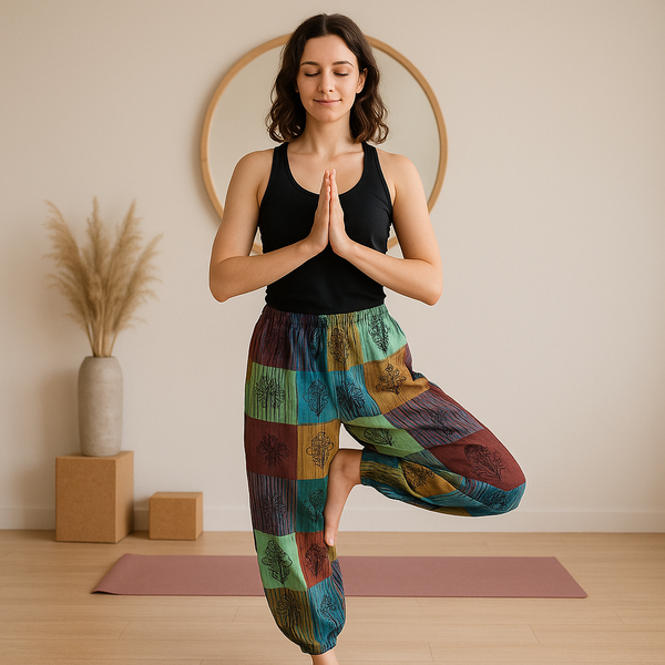 Nomad Sari - Mushroom Pants - Green Tones S/M