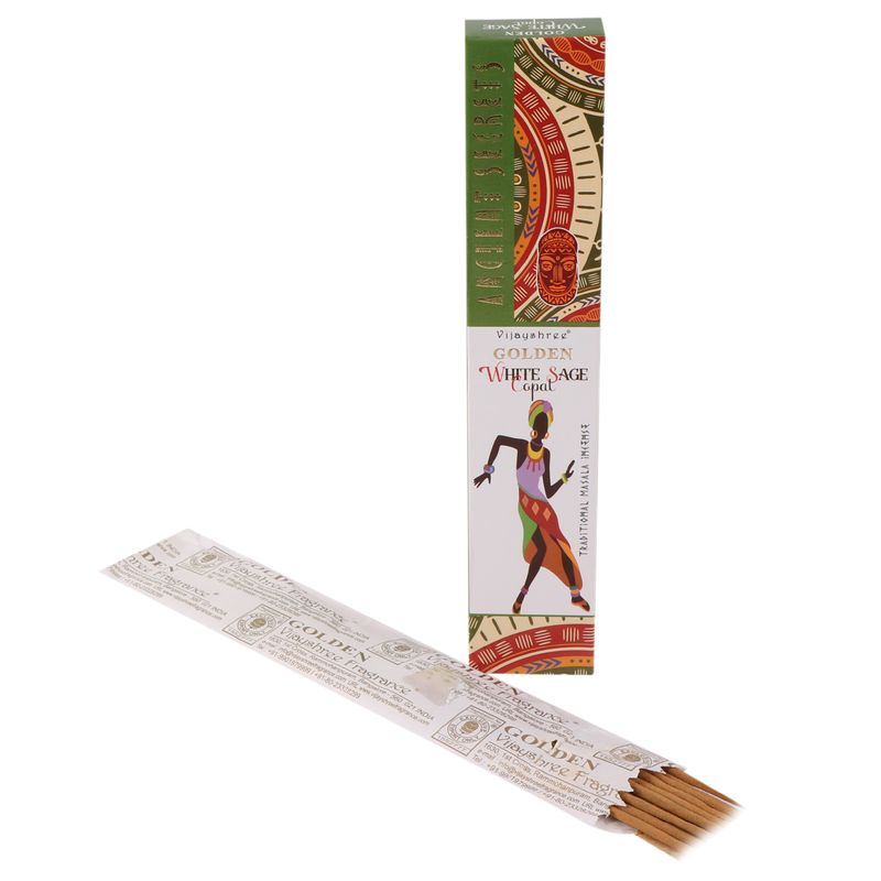 15g Golden Incense - Copal and White Sage