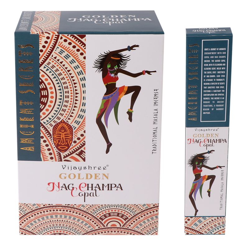 15g Golden Incense - Copal and Nag Champa