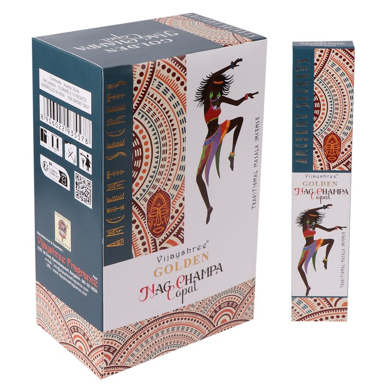 15g Golden Incense - Copal and Nag Champa