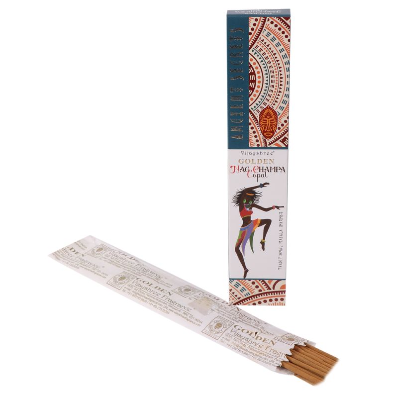 15g Golden Incense - Copal and Nag Champa