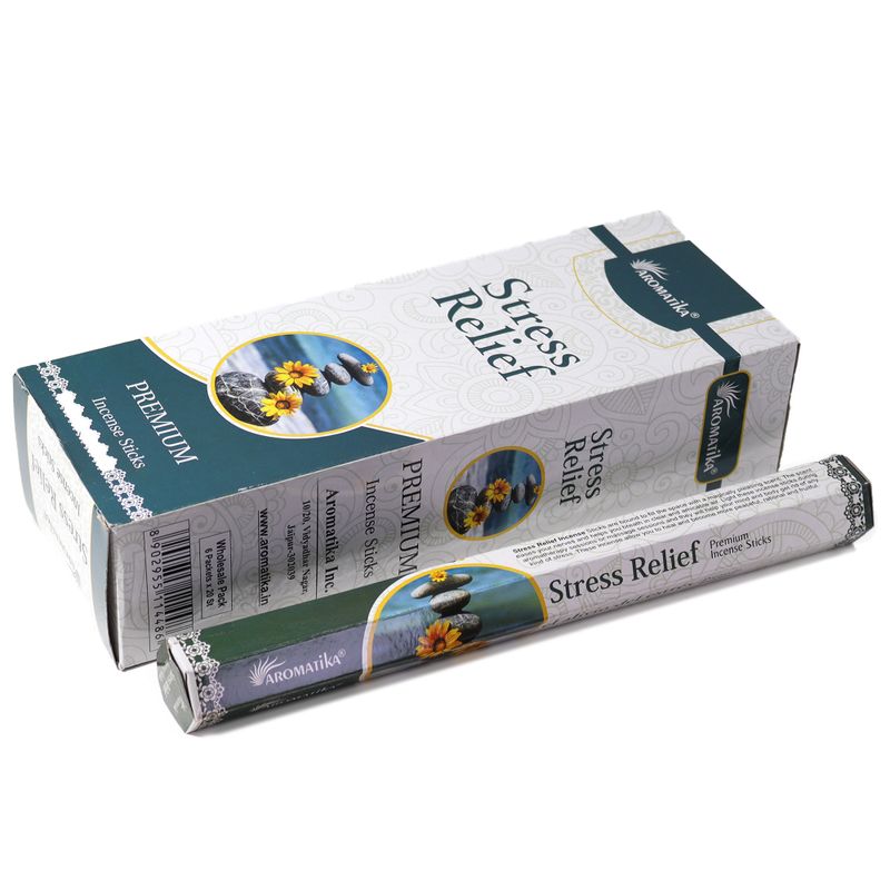 Aromatika Charcoal Free Hex Incense - Stress Relief