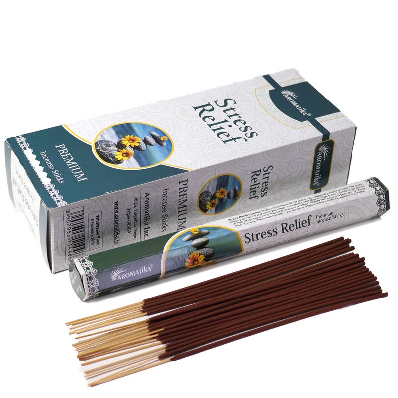 Aromatika Charcoal Free Hex Incense - Stress Relief