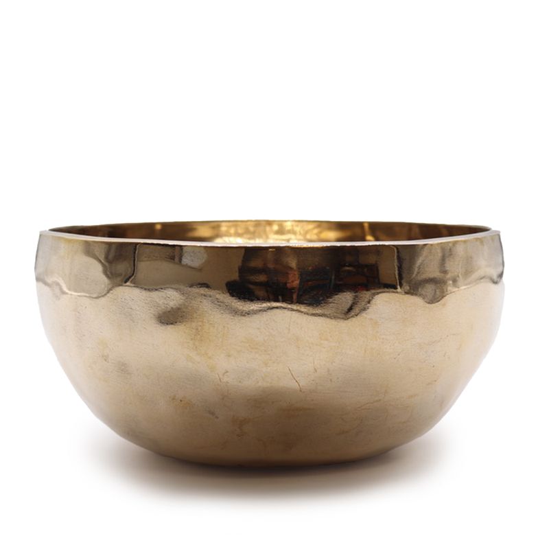Extra Large Shining Bell-Metal Handmade Singing Bowl - 21cm