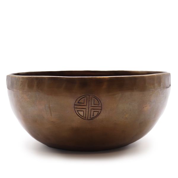 Extra Large Indian Moon Phase Singing Bowl - (approx 1500g) - 22cm