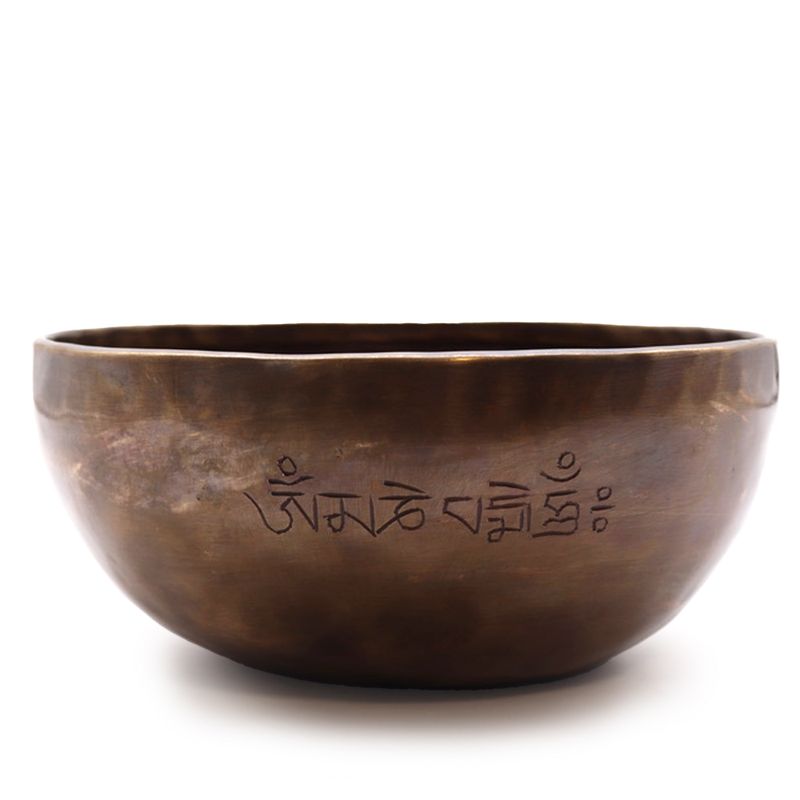 Extra Large Indian Moon Phase Singing Bowl - (approx 1500g) - 22cm