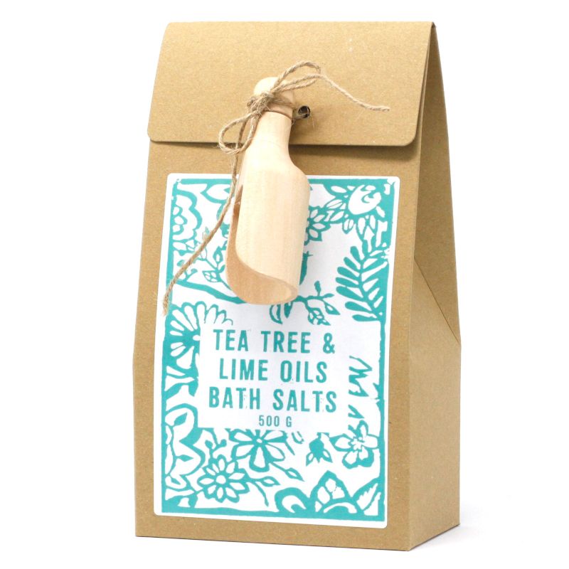 500g Himalayan Bath Salt - Tea Tree & Lime