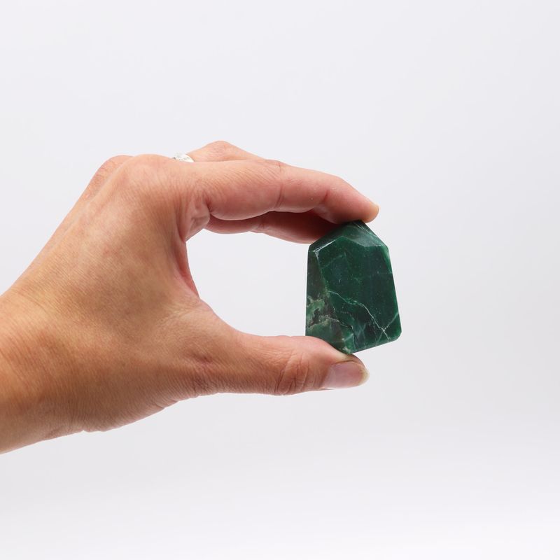 Bulk Gemstone Points approx 5cm (0.4KG) - Indian Jade (approx 8 pieces)