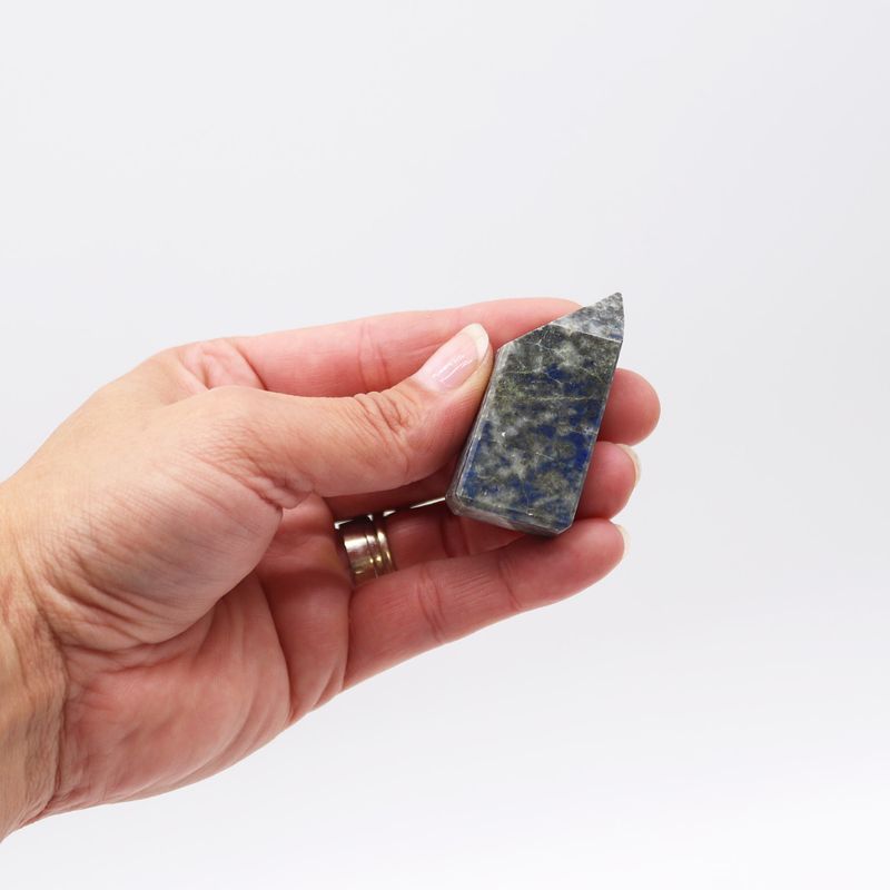 Bulk Gemstone Points approx 5cm (0.4KG) - Afghan Lapis (approx 8 pieces)