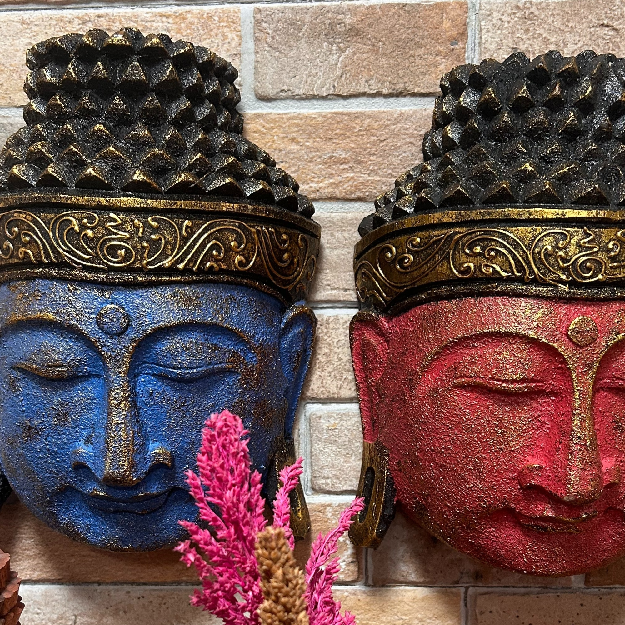 Home Decoration Buddha Heads