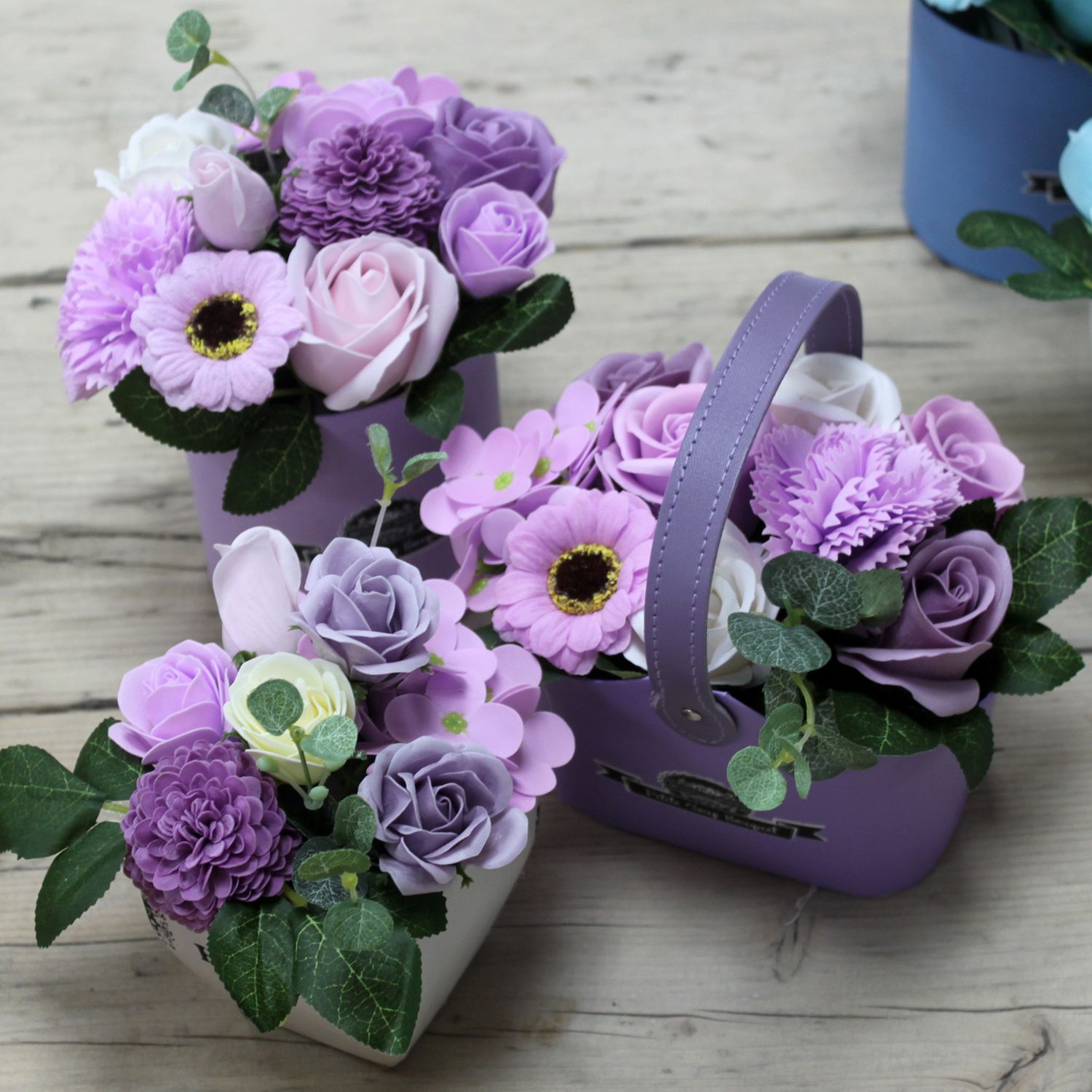 Petite Soap Flower Bouquets