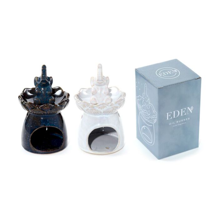 Eden Elephant Lotus Flower Dish Oil Burner