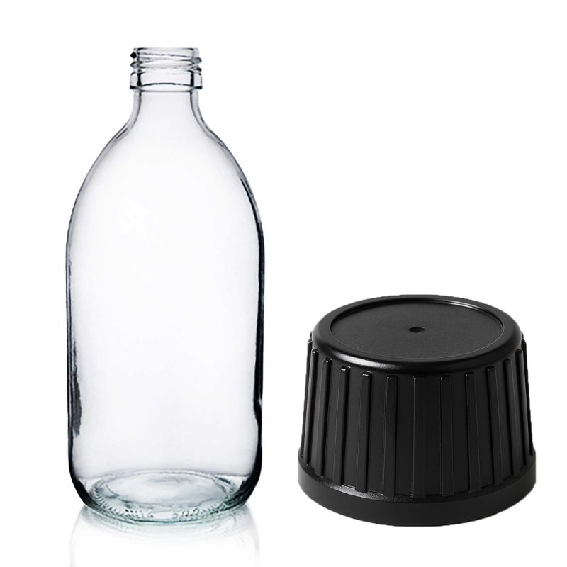 500ml Clear Glass Medicine Bottle