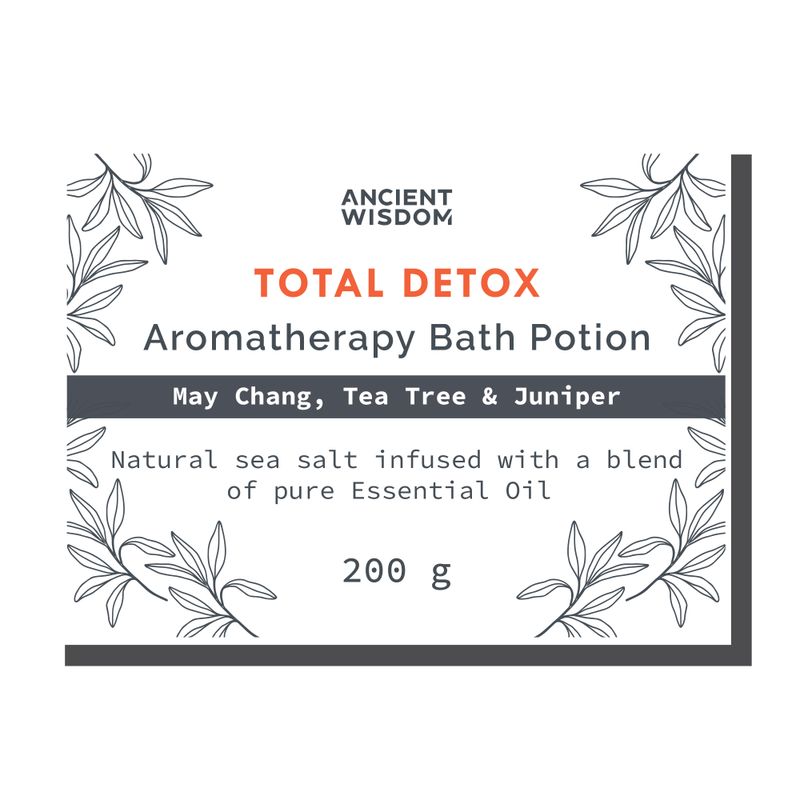 Bag Labels for Total Detox (4 sheets of 18)