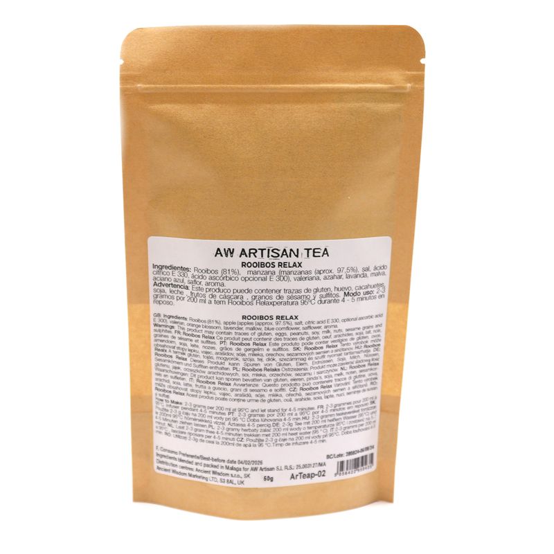 50g Rooibos Tea Red Bush Relax (zero VAT)