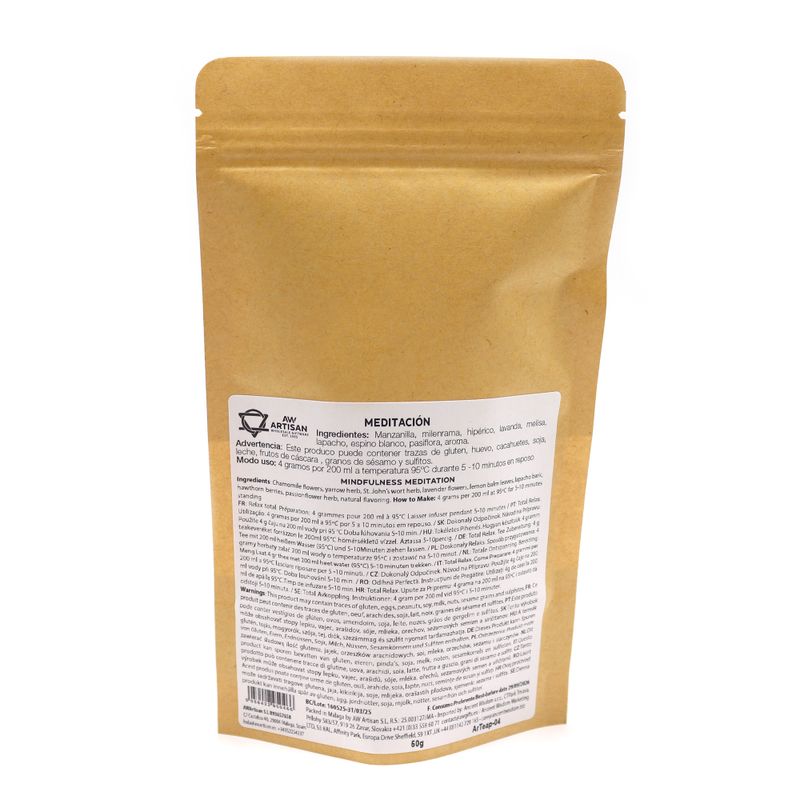 50g Mindfulness Meditation Infusion Tea (zero VAT)