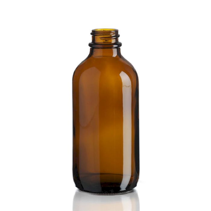 230ml Amber Glass Boston Bottle