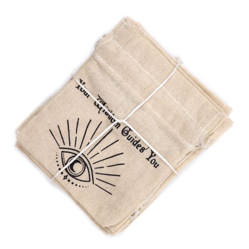 Esoteric Pouch - Natural & Black (4x2 Designs) - 10x12cm
