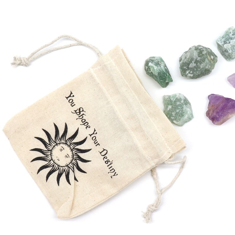 Esoteric Pouch - Natural & Black (4x2 Designs) - 10x12cm
