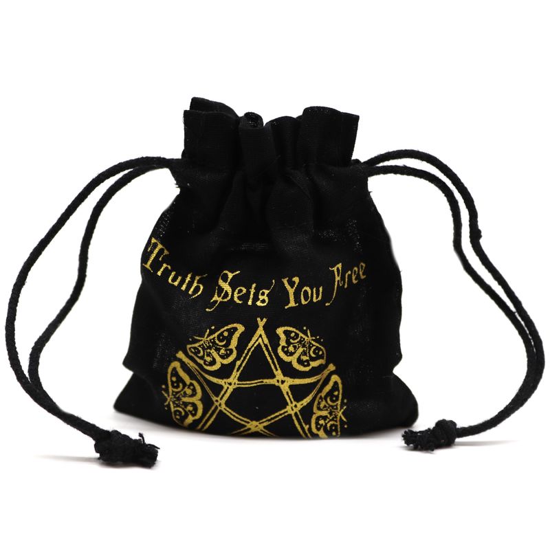 Esoteric Pouch - Black & Gold - 10x12cm