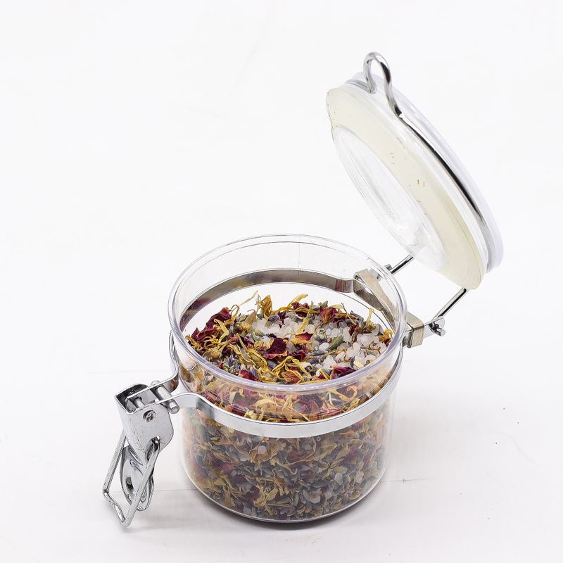 Clear Clip Top Storage Jar - 80mm