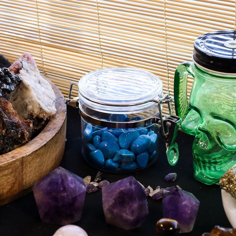 Clear Clip Top Storage Jar - 80mm