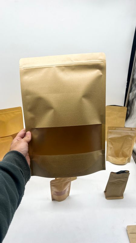 Kraft Window Bag 23x35cm