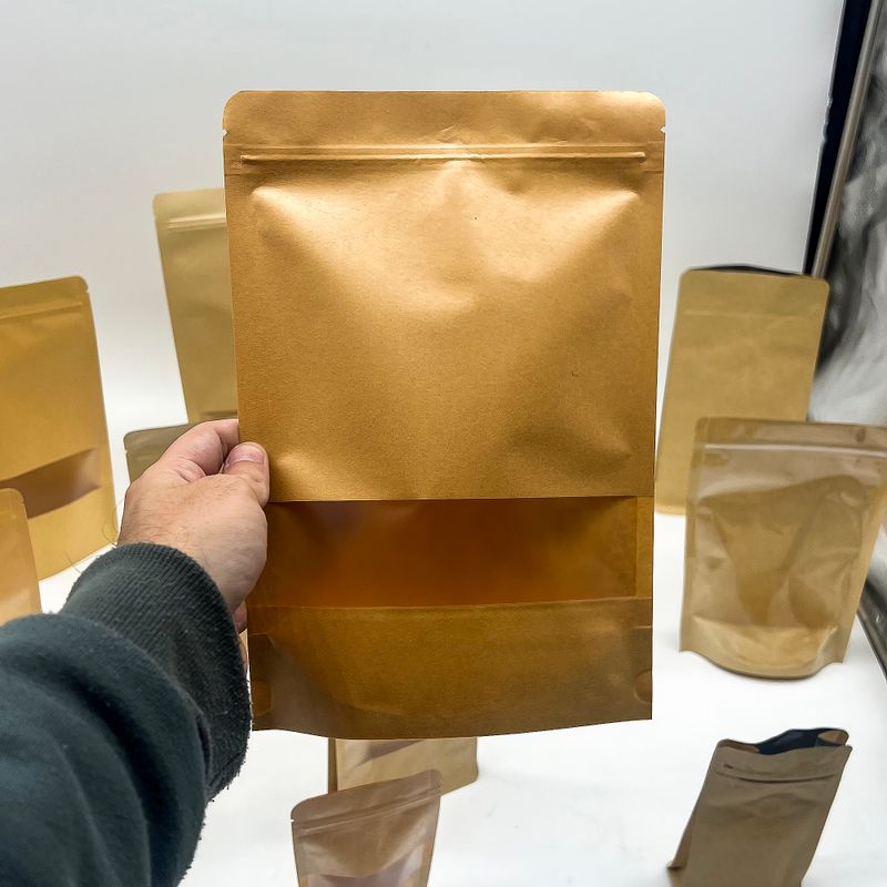 Kraft Window Bag 16 x22 cm