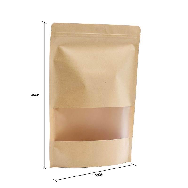 Kraft Window Bag 23x35cm