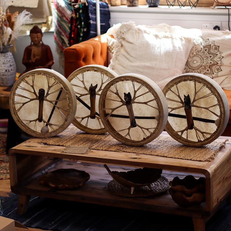 Spirit of the Bear - Shaman Drum & Stick - Tunable - 40cm