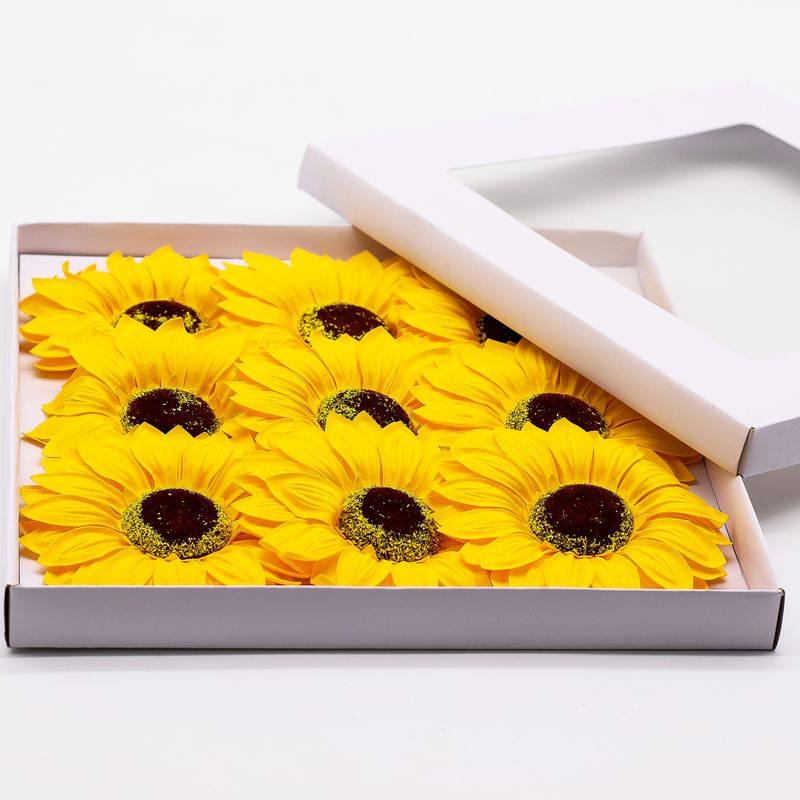 Craft Soap Flower - Jumbo Sunflowers - (14cm)