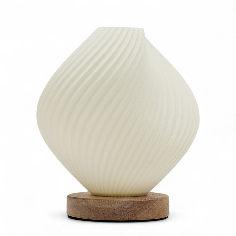 New Wave Lamp - USB - 3 settings - Shell Twisted