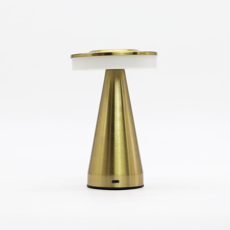 Touch Lamp - Tall Stem Bronze/Gold- USB (C) - Rechargeable
