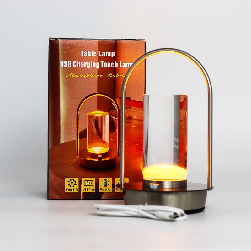 Touch Lamp - Crystal Lantern - USB-C LED Light