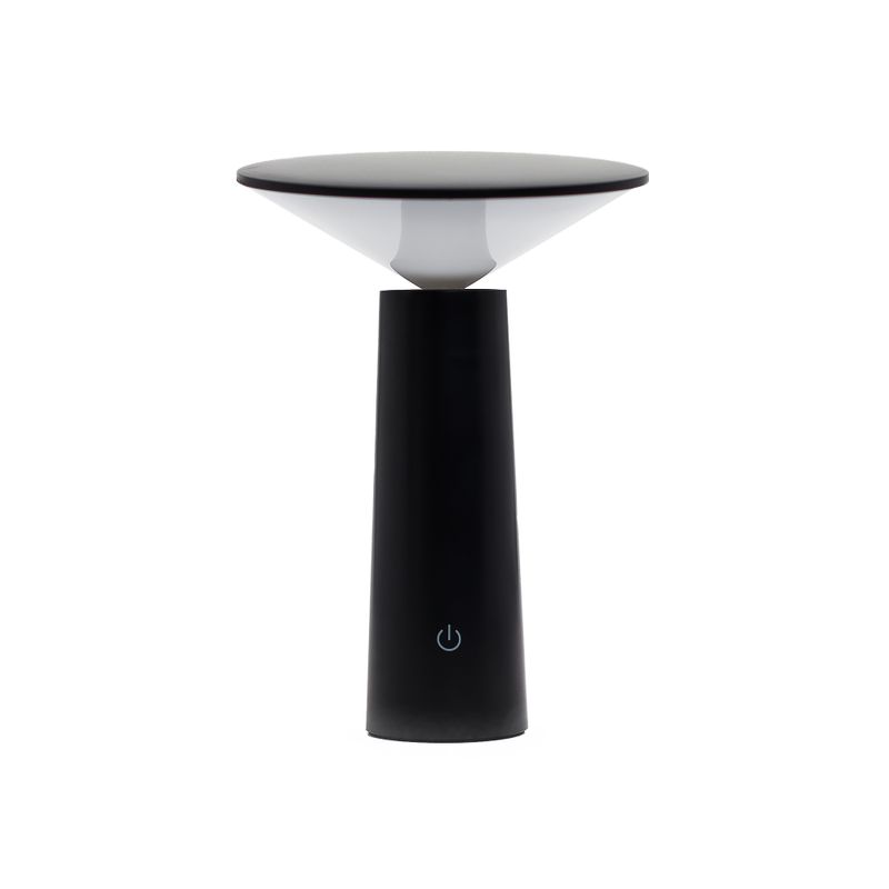 Touch Lamp - Black Mushroom - USB-C LED Light