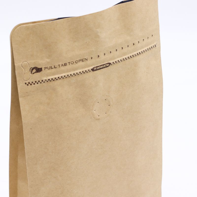Med Coffee Bag with Aroma Vent - 13.5x26.5cm (500gm)