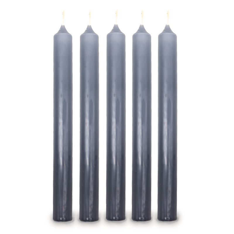 Dark Grey Dinner Candle