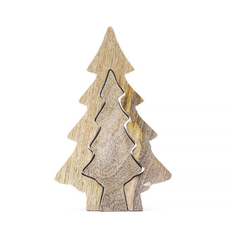 Lost in the Forest - Small Tree in a Tree Wooden Decoration