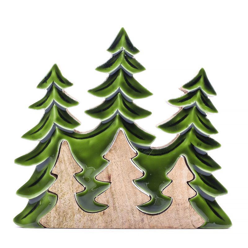 Lost in the Forest - Three Trees 3D Wooden Decoration