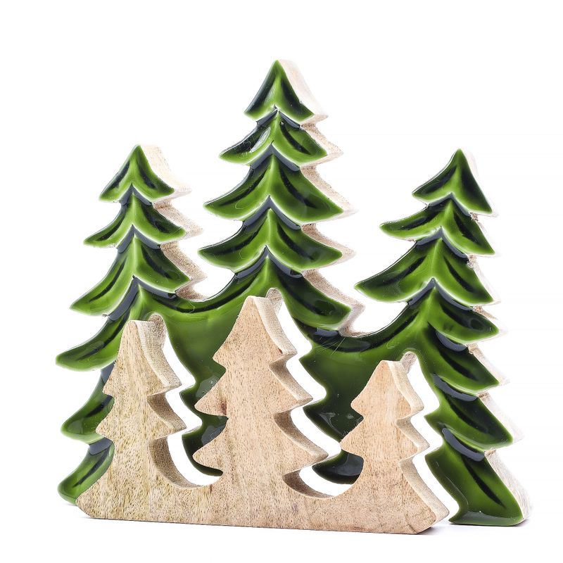 Lost in the Forest - Three Trees 3D Wooden Decoration