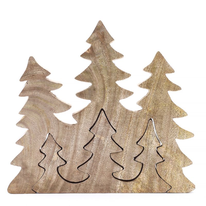 Lost in the Forest - Three Trees 3D Wooden Decoration