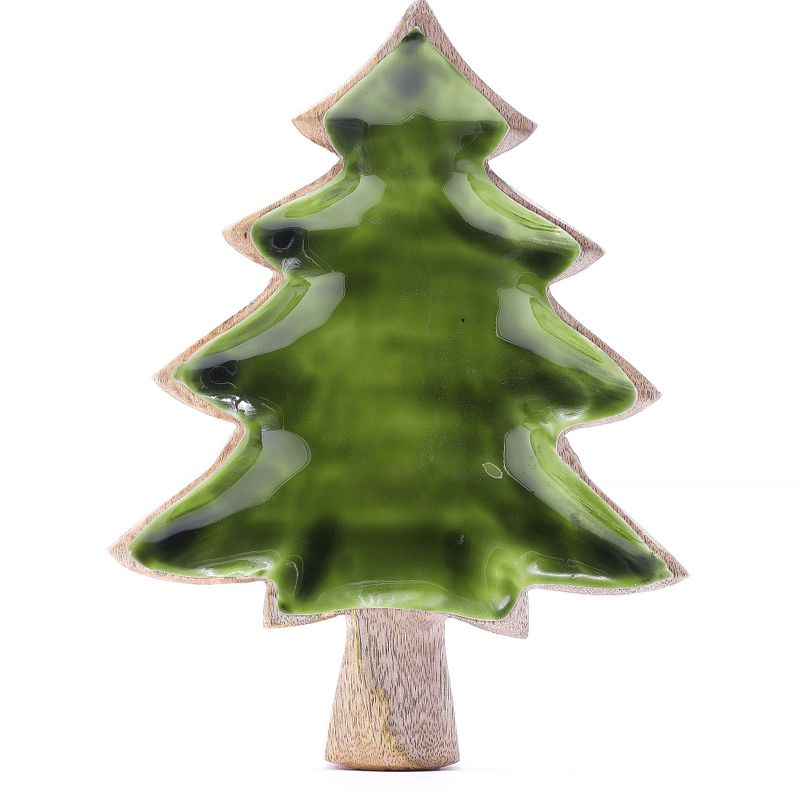 Lost in the Forest - Enamel Tree Wooden Bowl