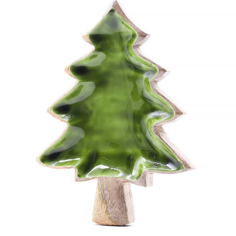 Lost in the Forest - Enamel Tree Wooden Bowl
