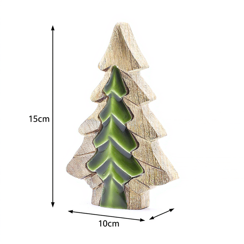 Lost in the Forest - Small Tree in a Tree Wooden Decoration