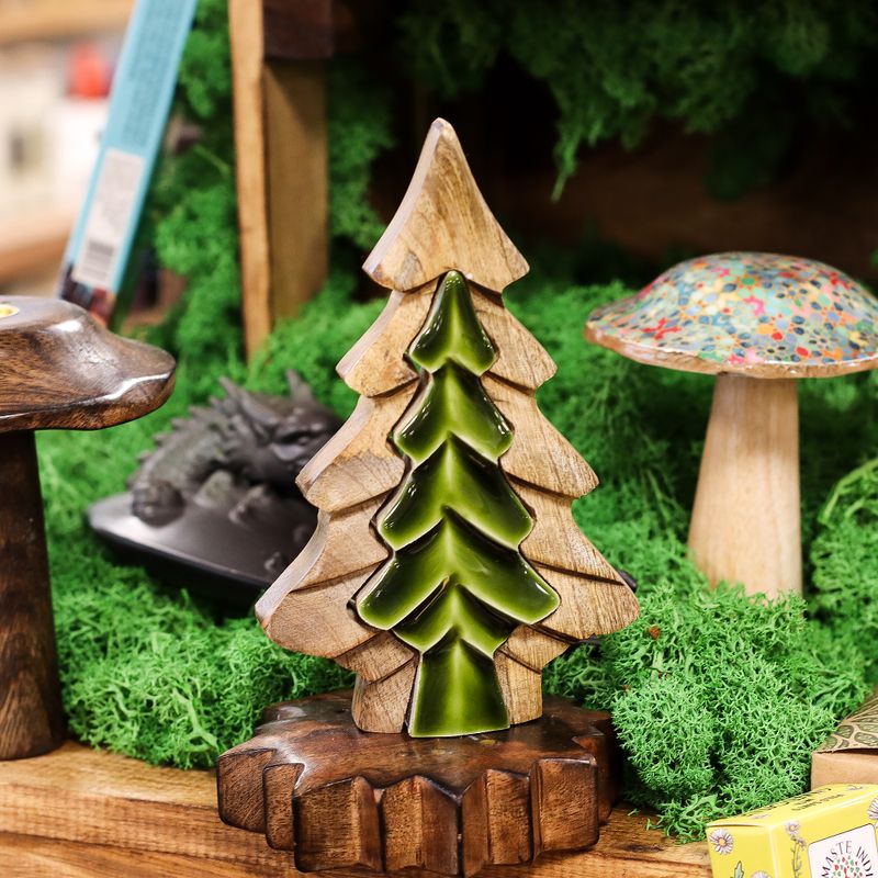 Lost in the Forest - Small Tree in a Tree Wooden Decoration