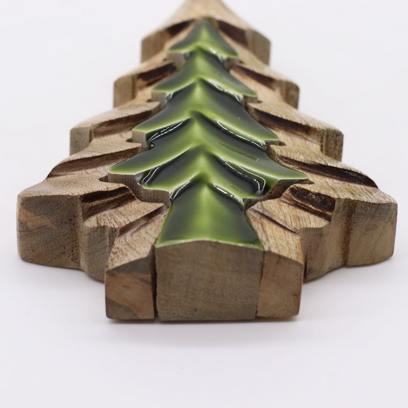 Lost in the Forest - Small Tree in a Tree Wooden Decoration