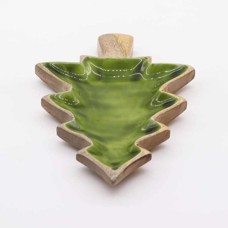 Lost in the Forest - Enamel Tree Wooden Bowl